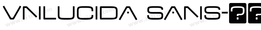 VNlucida sans字体转换